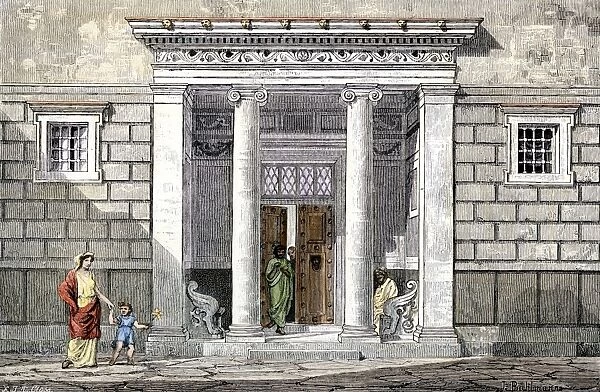 Ancient Greek city home