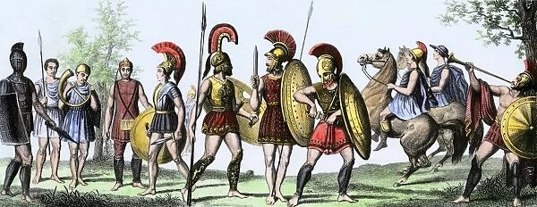 Ancient Greek soldiers