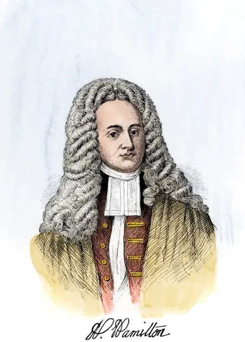 Framed Print : Andrew Hamilton, lawyer who defended John Peter Zenger and helped establish freedom of the press in the US Framed Print : Andrew Hamilton, lawyer who defended John Peter Zenger and helped establish freedom of the press in the US