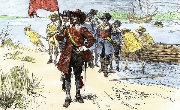 Arrival of Governor Carteret in New Jersey, 1665