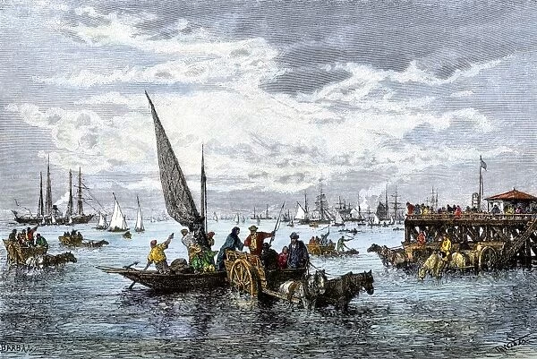 Arriving at Buenos Aires, Argentina, 1800s