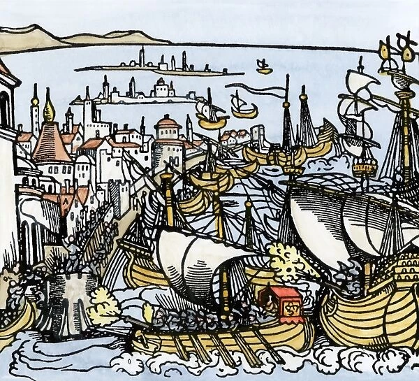 Barbary Pirates attacked in Algiers, 1541