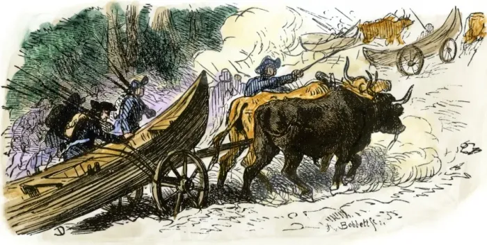 Framed Print : Benedict Arnolds expedition through the Maine wilderness to attack Quebec Framed Print : Benedict Arnolds expedition through the Maine wilderness to attack Quebec