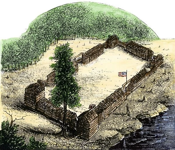 Boones Fort, founded by Daniel Boone, 1775