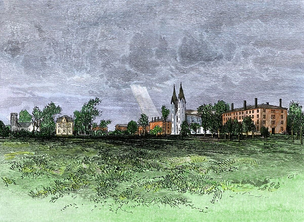 Bowdoin College, Brunswick, Maine, 1870s