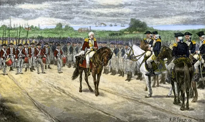Framed Print : British surrender at Yorktown Framed Print : British surrender at Yorktown