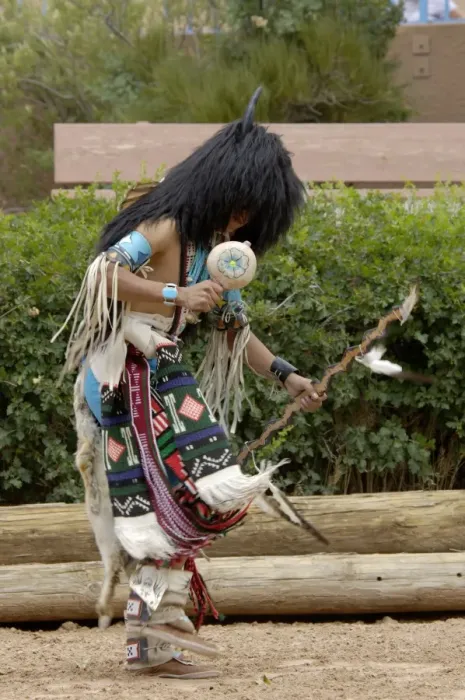 Framed Print : Buffalo Dance performed by a Zuni Pueblo Red-tailed Hawk Dancer at the Gallup Framed Print : Buffalo Dance performed by a Zuni Pueblo Red-tailed Hawk Dancer at the Gallup