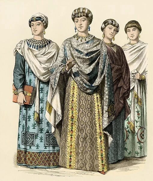 Byzantine Empress Theodoras court