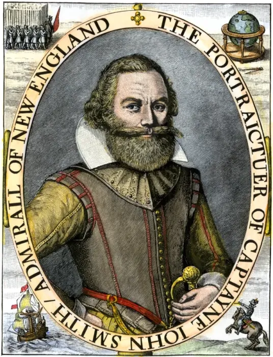 Framed Print : Captain John Smith, colonizer of Jamestown Framed Print : Captain John Smith, colonizer of Jamestown