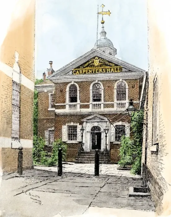 Framed Print : Carpenters Hall, Philadelphia Framed Print : Carpenters Hall, Philadelphia