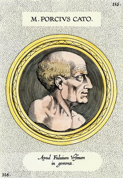 Cato the Elder. Marcus Porcius Cato, or Cato the Elder, Roman consul.
