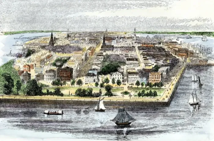 Framed Print : Charleston, South Carolina, 1870s Framed Print : Charleston, South Carolina, 1870s