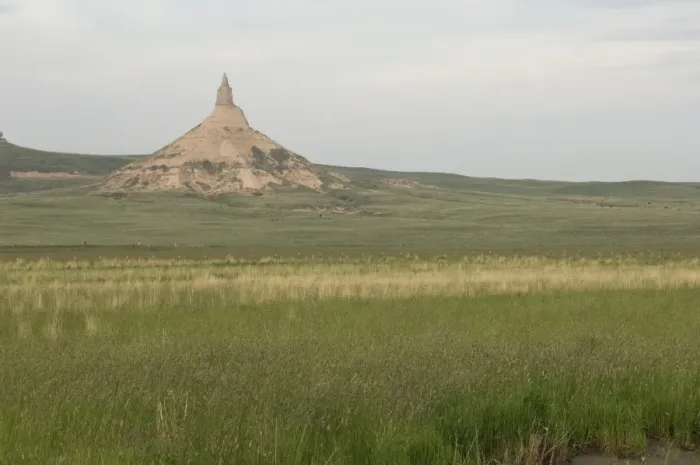 Framed Print : Chimney Rock, Nebraska