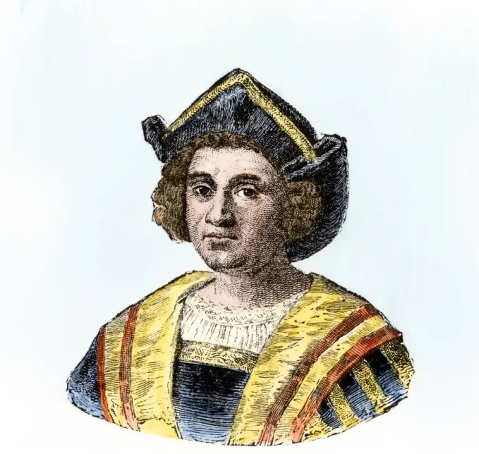 Framed Print : Christopher Columbus portrait Framed Print : Christopher Columbus portrait