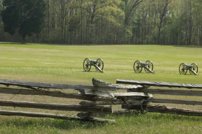 Framed Print : Civil War artillery, Shiloh battlefield Framed Print : Civil War artillery, Shiloh battlefield