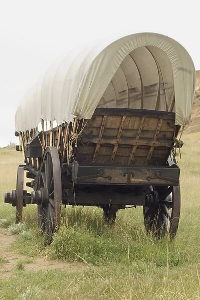 Conestoga wagon on the Oregon Trail