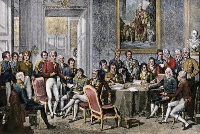 Framed Print : Congress of Vienna, ending the Napoleonic Wars, 1814-1815 Framed Print : Congress of Vienna, ending the Napoleonic Wars, 1814-1815