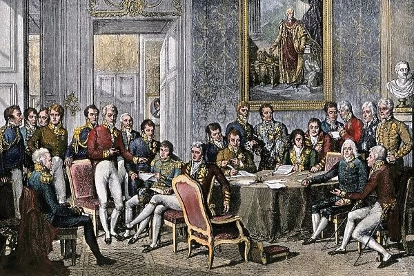 Congress of Vienna, ending the Napoleonic Wars, 1814-1815