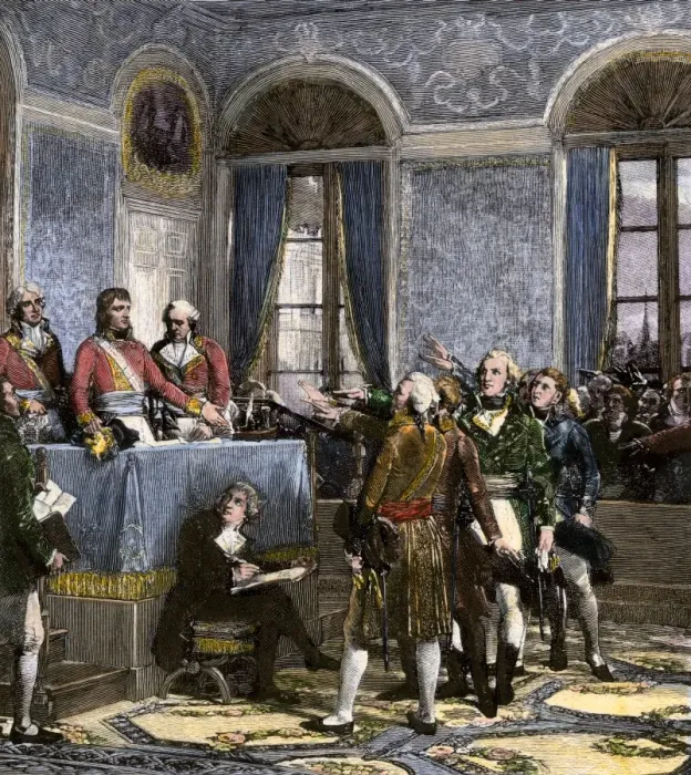 Framed Print : The Consulate installed to govern France, 1799 Framed Print : The Consulate installed to govern France, 1799