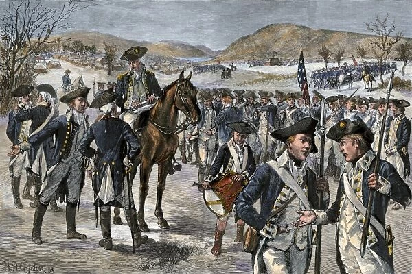 Continental soldiers mustered out, 1783