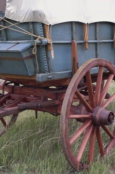 Covered wagon detail