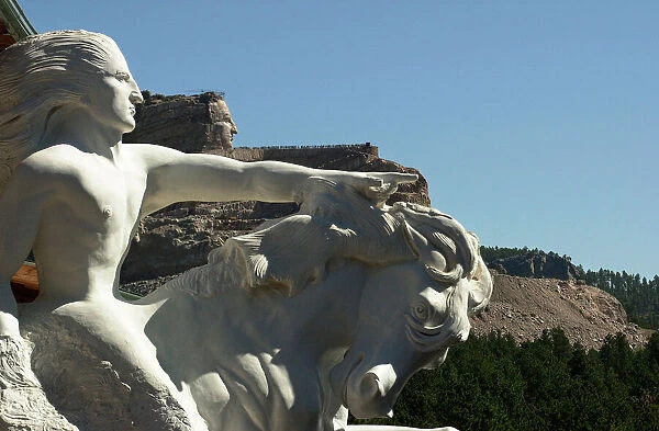 Crazy Horse monument model
