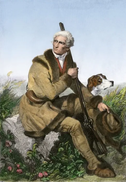 Framed Print : Daniel Boone, pioneer of Kentucky Framed Print : Daniel Boone, pioneer of Kentucky