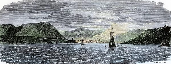 Dartmouth, England, from the sea
