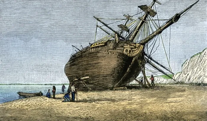 Framed Print : Darwins ship, the Beagle Framed Print : Darwins ship, the Beagle