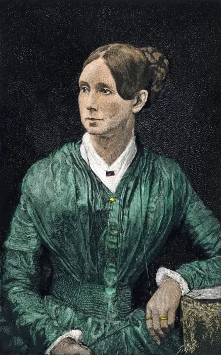 Framed Print : Dorothea Dix. Hand-colored woodcut reproduction of a photograph Framed Print : Dorothea Dix. Hand-colored woodcut reproduction of a photograph