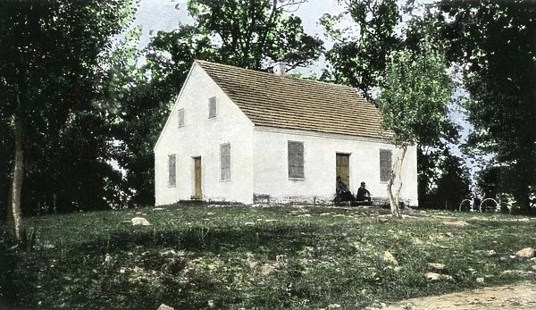 Dunker Church on the Antietam battlefield, 1800s