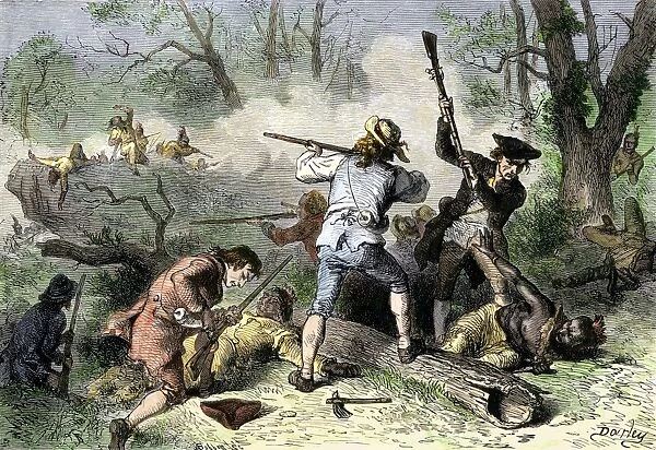 EVNT2A-00146. Colonists conflict with Native Americans on the Georgia
