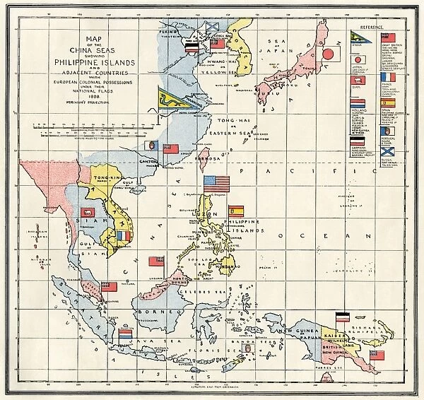EVNT2A-00313. Map of the China Seas, Philippines,