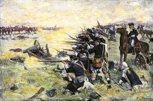 EVRV2A-00047. Americans holding their ground at the Battle of the Brandywine