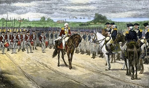 EVRV2A-00233. British surrender at Yorktown, 1781
