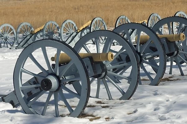 EVRV2D-00201. Artillery defending the Continental Army winter camp at Valley Forge