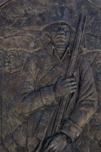 EVRV2D-00207. African-American revolutionary soldier memorial at Valley Forge