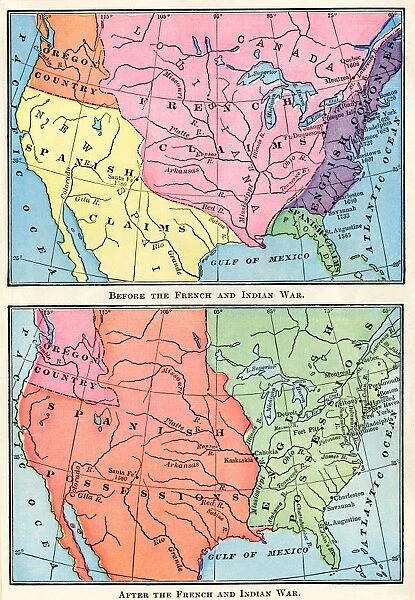 EXPL2A-00151. Maps of North American colonies before