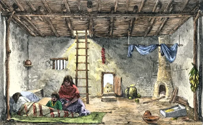 Framed Print : Family living quarters in Taos Pueblo Framed Print : Family living quarters in Taos Pueblo