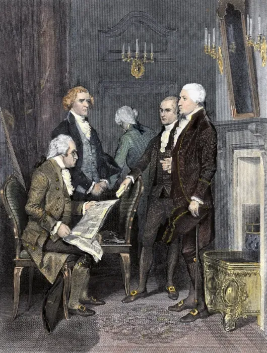 Framed Print : The first Cabinet under President Washington - Knox Framed Print : The first Cabinet under President Washington - Knox