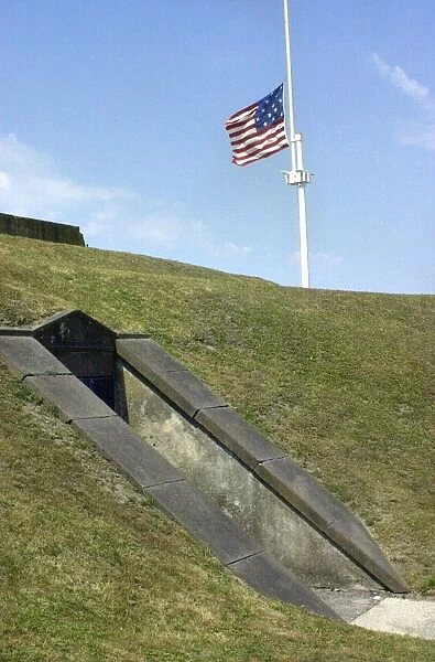 Flag over Fort Moultrie, Charleston SC