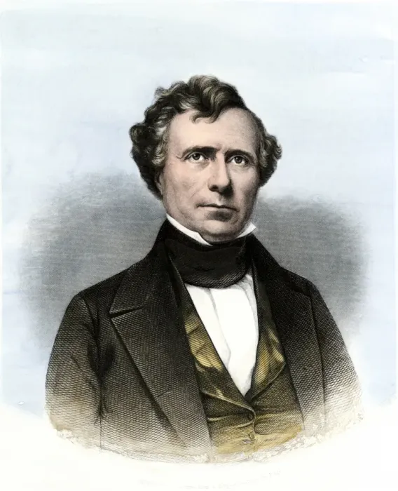 Framed Print : Franklin Pierce, President of the United States Framed Print : Franklin Pierce, President of the United States