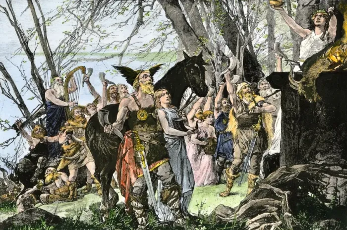 Framed Print : Franks migrating into Gaul Framed Print : Franks migrating into Gaul