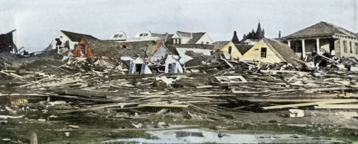 Framed Print : Galveston, Texas, after the hurricane of 1901 Framed Print : Galveston, Texas, after the hurricane of 1901