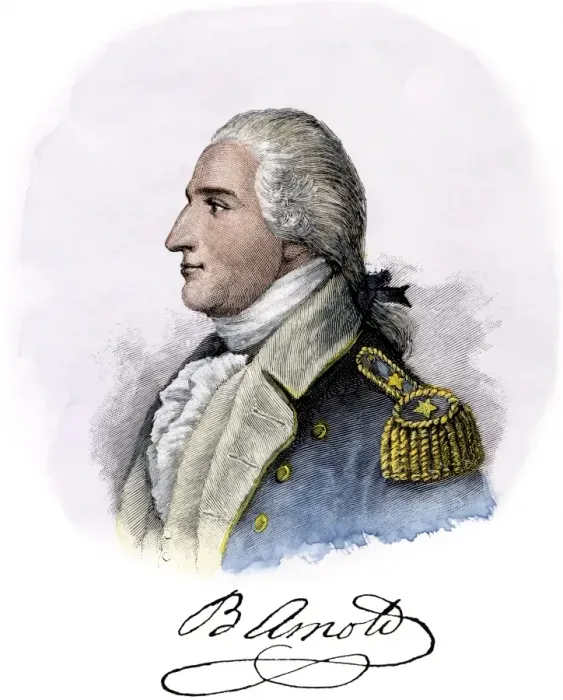 Framed Print : General Benedict Arnold, with autograph Framed Print : General Benedict Arnold, with autograph