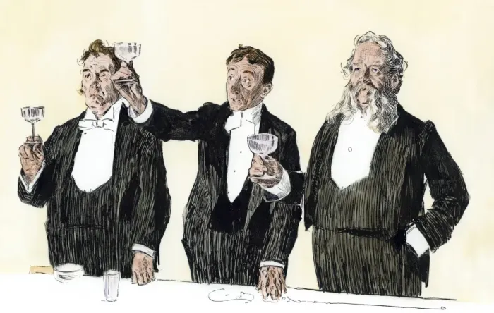 Framed Print : Gentlemens toast to The Queen Framed Print : Gentlemens toast to The Queen