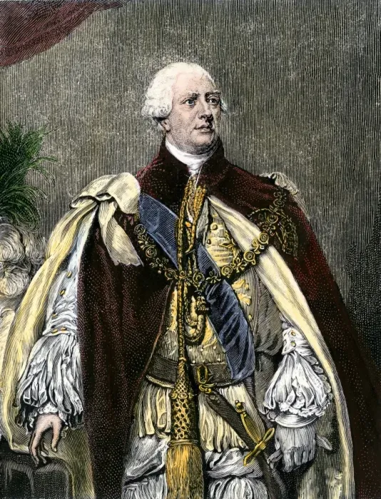 Framed Print : George III in his royal attire