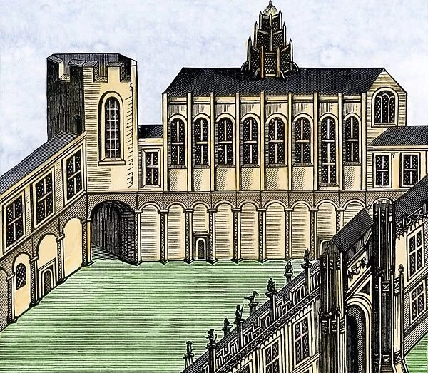 GGBR2A-00057. Christ Church (Cardinal) College, Oxford University, 1566.