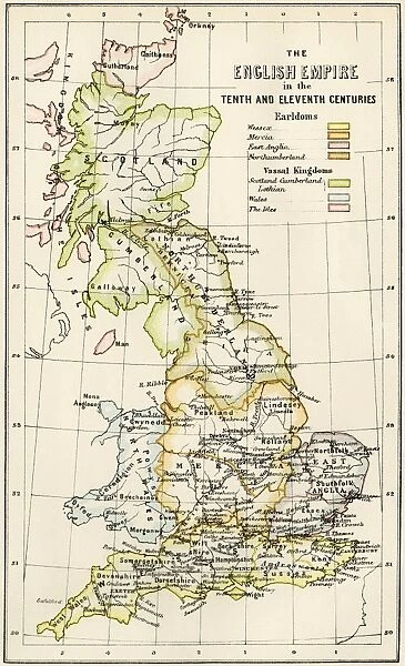 GGBR2A-00069. Map of English holdings in the 10th