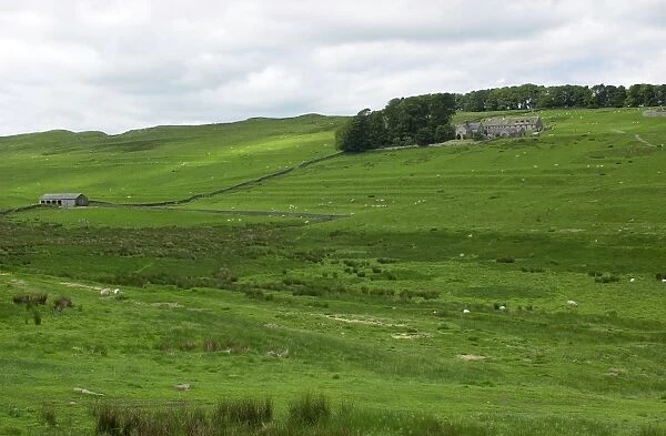 Hadrians Wall across northern England